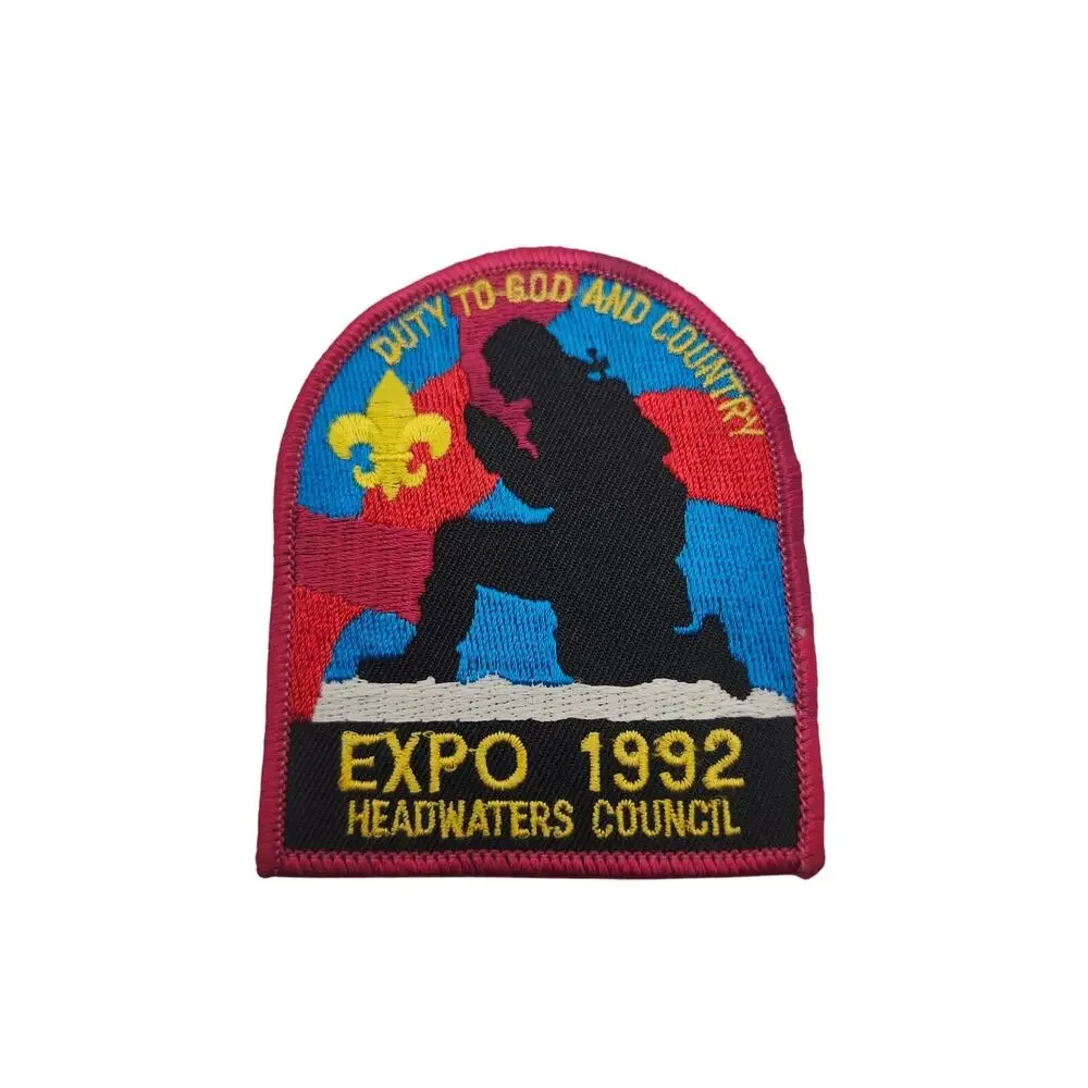 1992 Boy Scouts Headwaters Council EXPO Patch - Duty to God and Country BSA